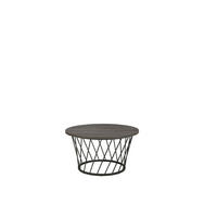 COUCHTISCH Aralia - Schwarz - Schwarz, Holzwerkstoff (92/92/49cm) - Möblo