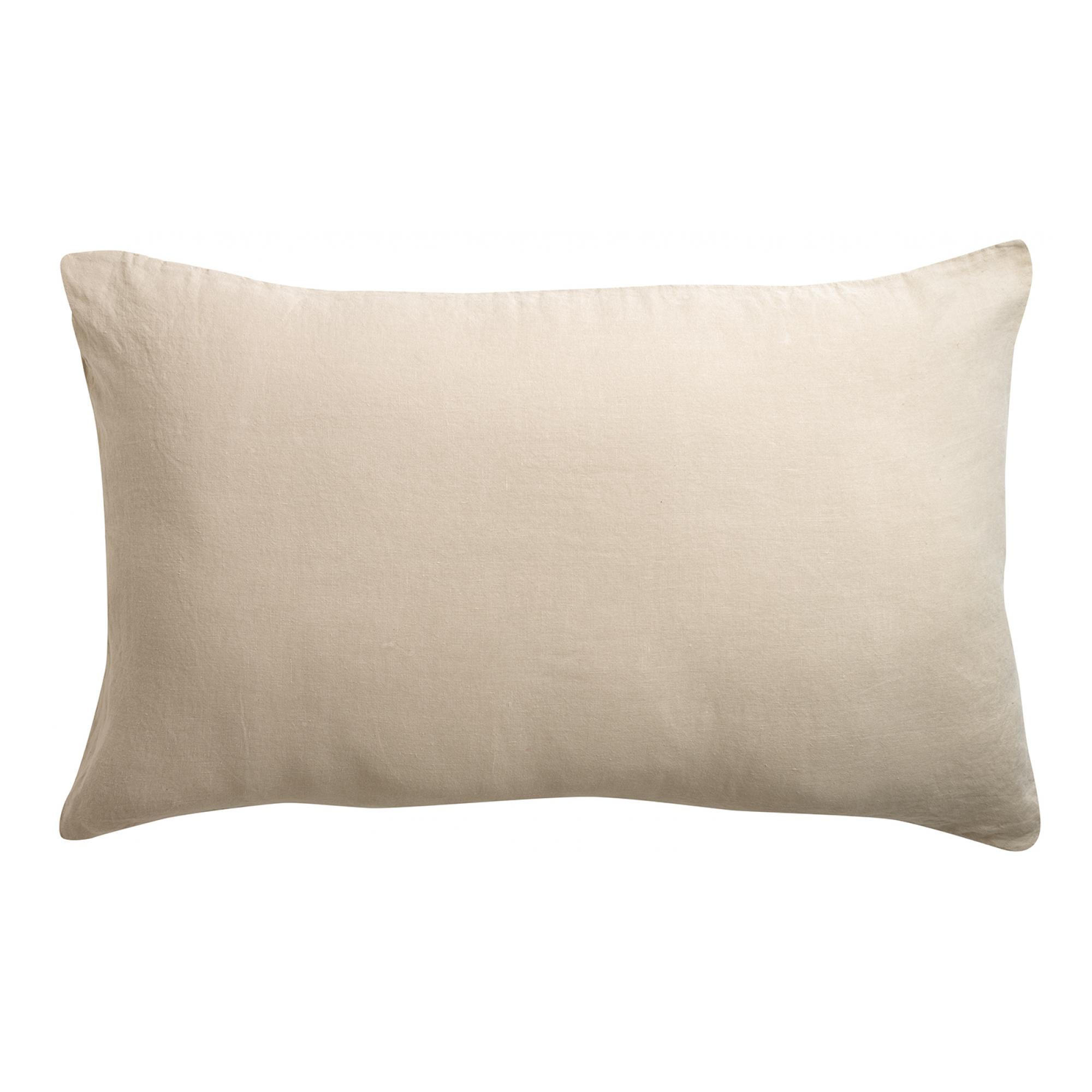 KISSENBEZUG Kala leinen 50 x 75 cm - Braun, Textil (50/75cm) - Vivaraise