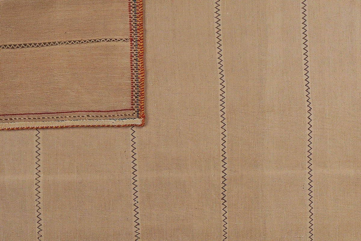 KELIM-TEPPICH handgewebt Afshar Beige 237/168 cm Schurwolle - Beige, Textil (168/237cm) - Looma