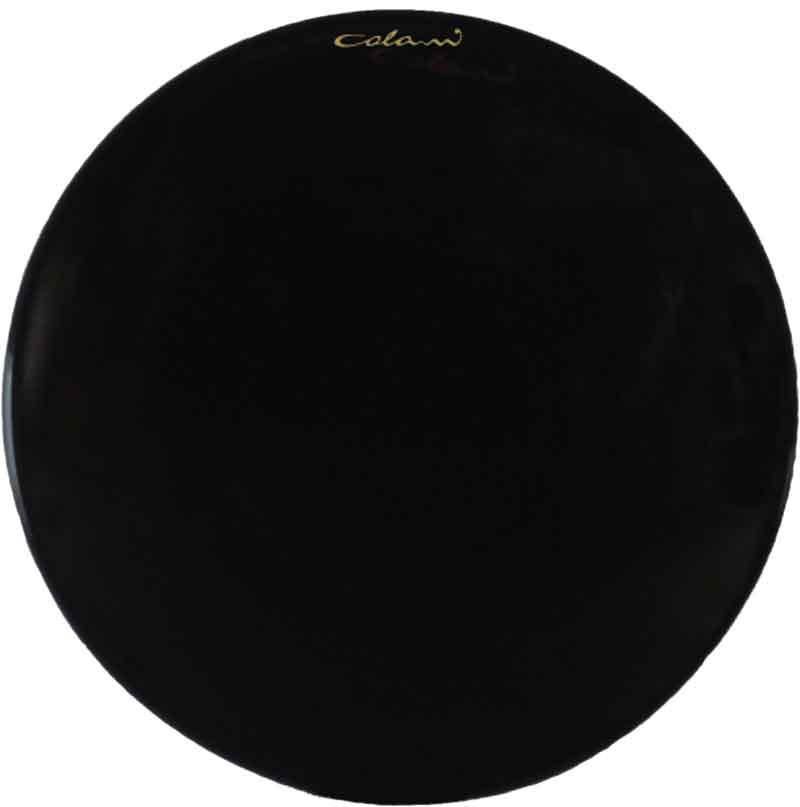 TELLER rund schwarz - Multicolor/Schwarz, Keramik (18cm) - Luigi Colani Porzellan