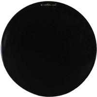 TELLER rund schwarz - Multicolor/Schwarz, Keramik (18cm) - Luigi Colani Porzellan