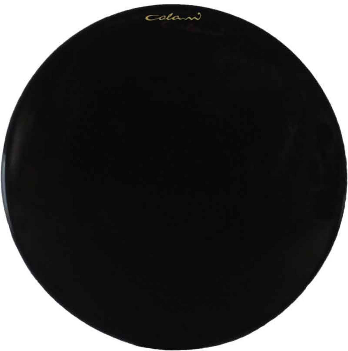 TELLER rund schwarz - Multicolor/Schwarz, Keramik (18cm) - Luigi Colani Porzellan