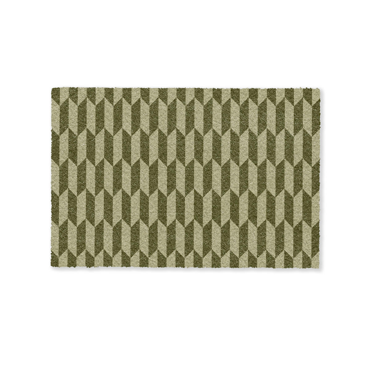 FUSSMATTE Muster - Abstrakt - Grün - Flugzeuge 60x40 cm - Olivgrün, Kunststoff (60/0.4cm) - MuchoWow