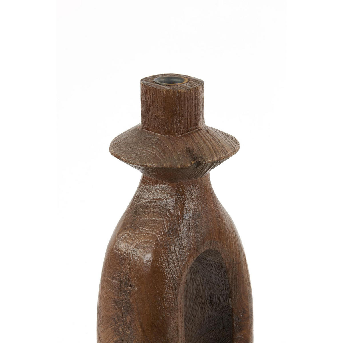 KERZENLEUCHTER Django Braun 14/14/50 cm - Braun, Holz (14/50/14cm) - Light & Living