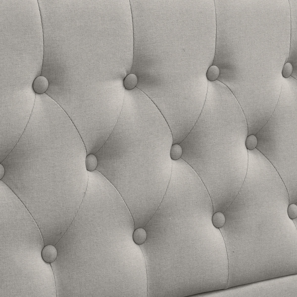 POLSTERBETT 140/190 cm Grau mit Hydraulikbettkasten und Nietenverzierung - Grau, Textil (140/200cm) - OKWISH