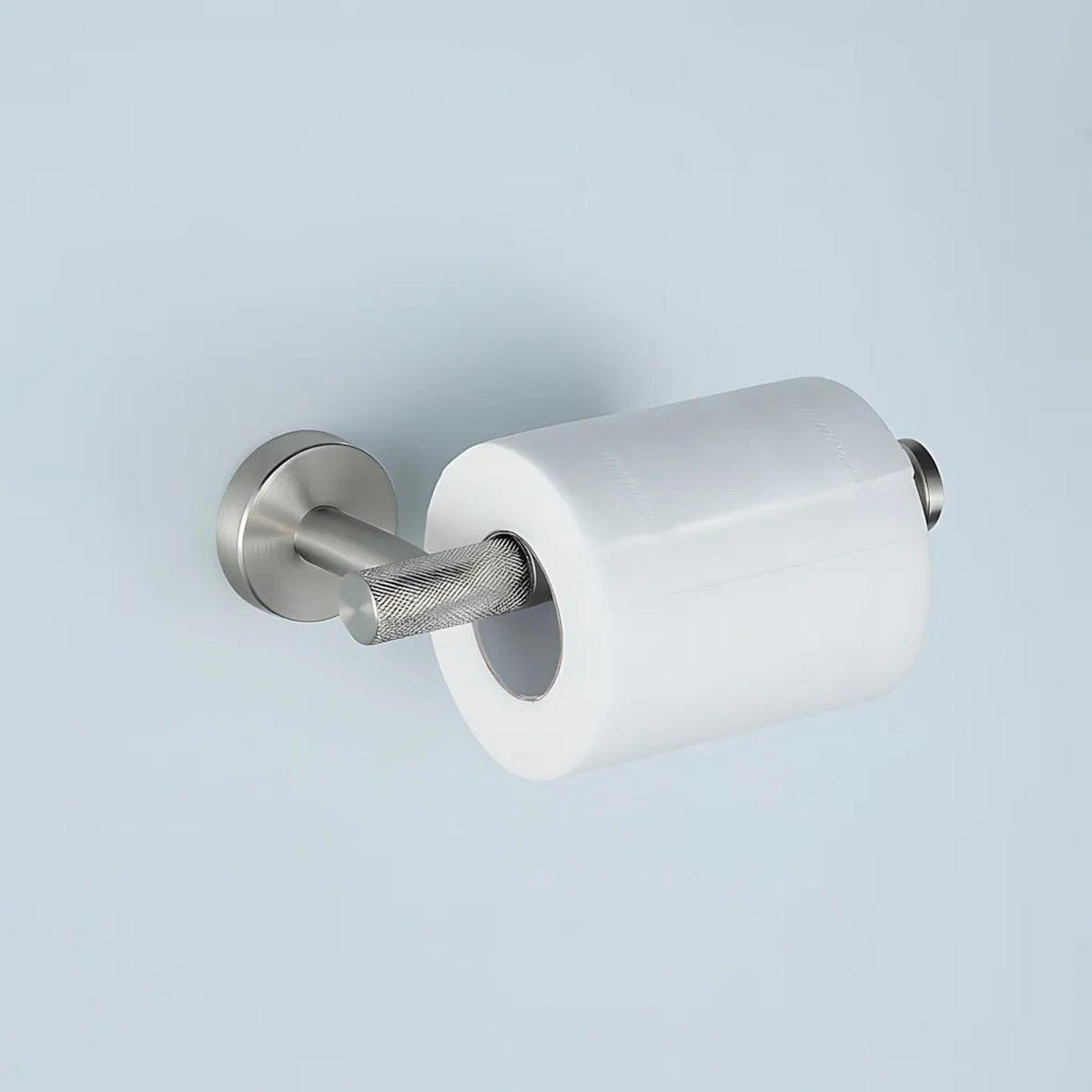 HALTER Für Toilettenpapier Rea 6611 Modern Brush Nickle - Edelstahlfarben, Metall (17.5/5/8cm) - REA