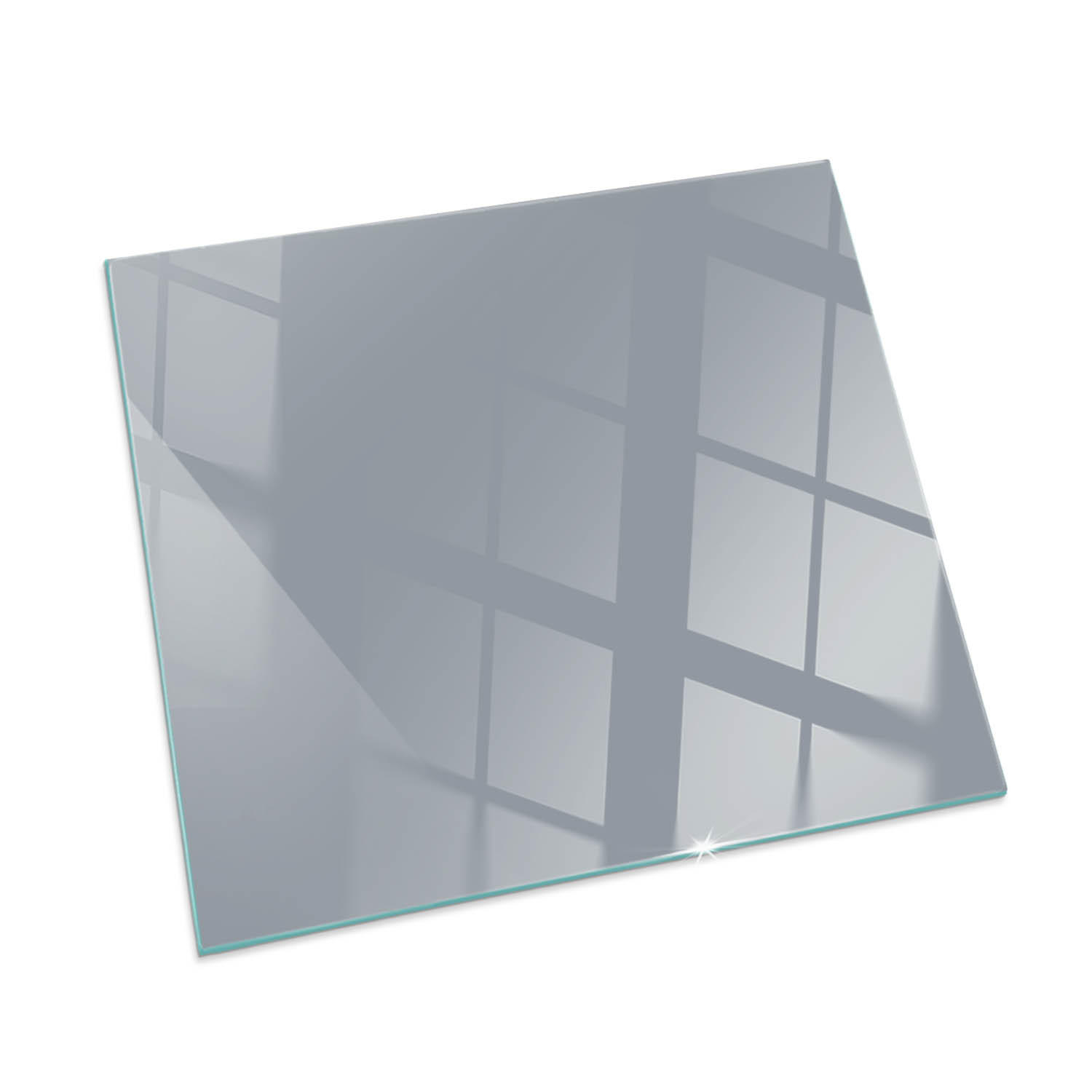 ArtPrintCave Glasplatte Grau 60x60x0.4 cm