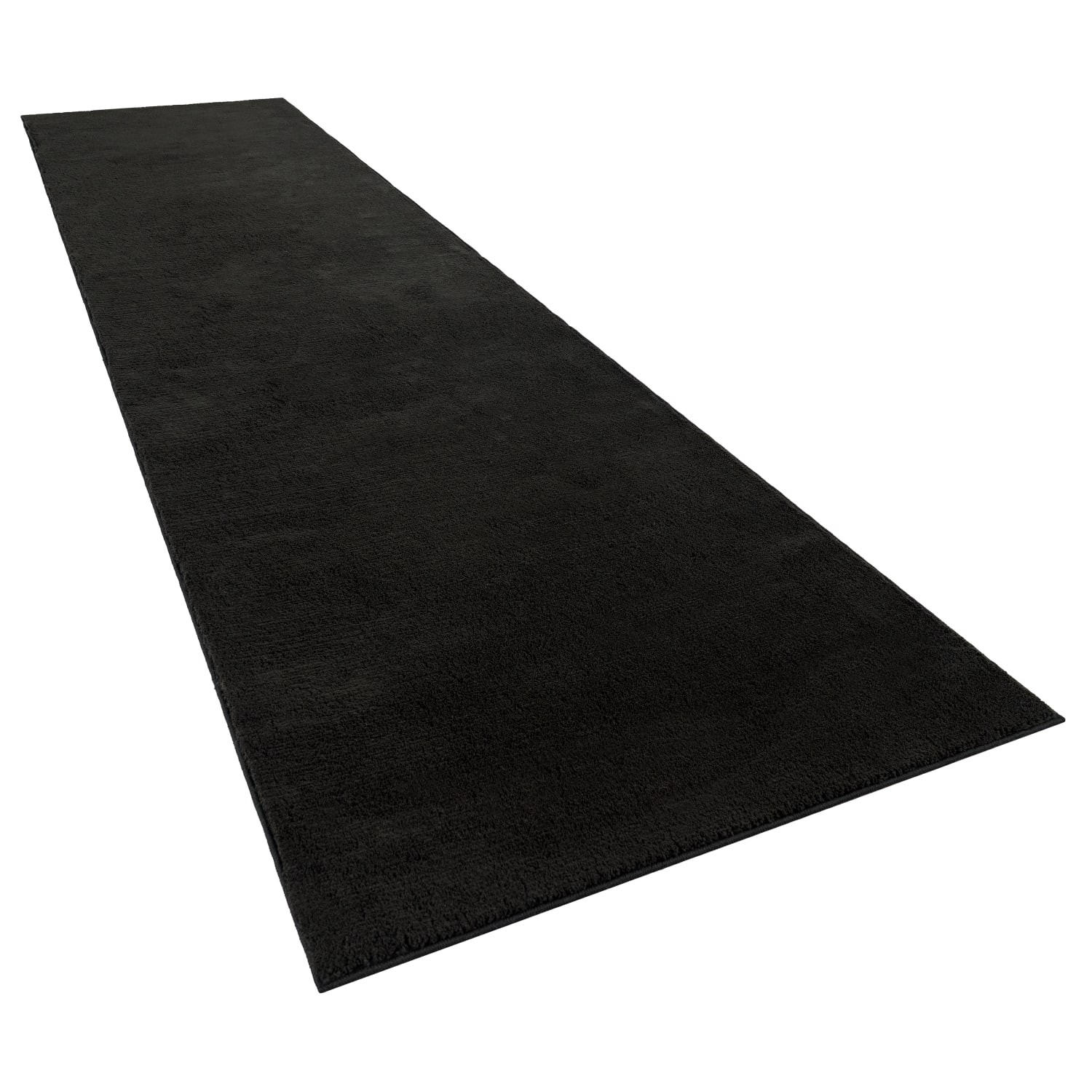 KURZFLORTEPPICH 80/300 cm Cadiz 630 - Schwarz, Kunststoff (80/300cm) - Paco Home