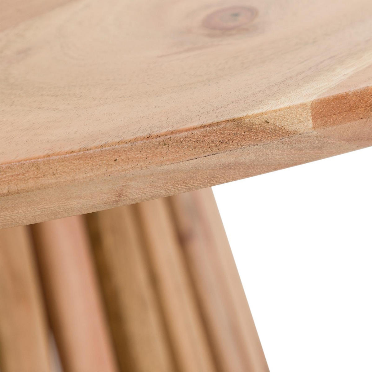 ESSTISCH LAYA natur - Naturfarben, Holz (120/120/76cm) - IDIMEX