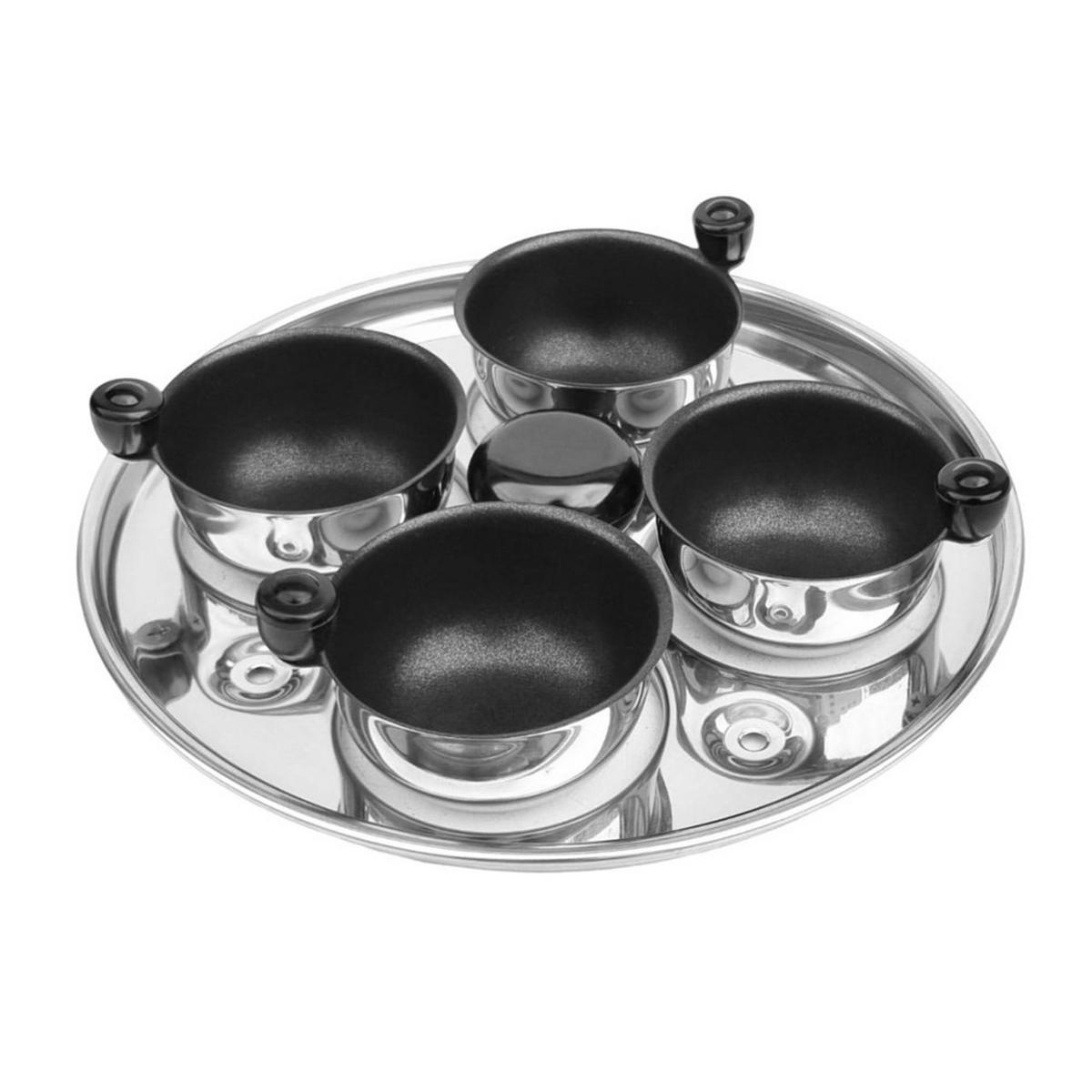 PFANNE Silber 20/20/5.5 cm KB7606 - Silberfarben, Metall (20cm) - Klausberg 