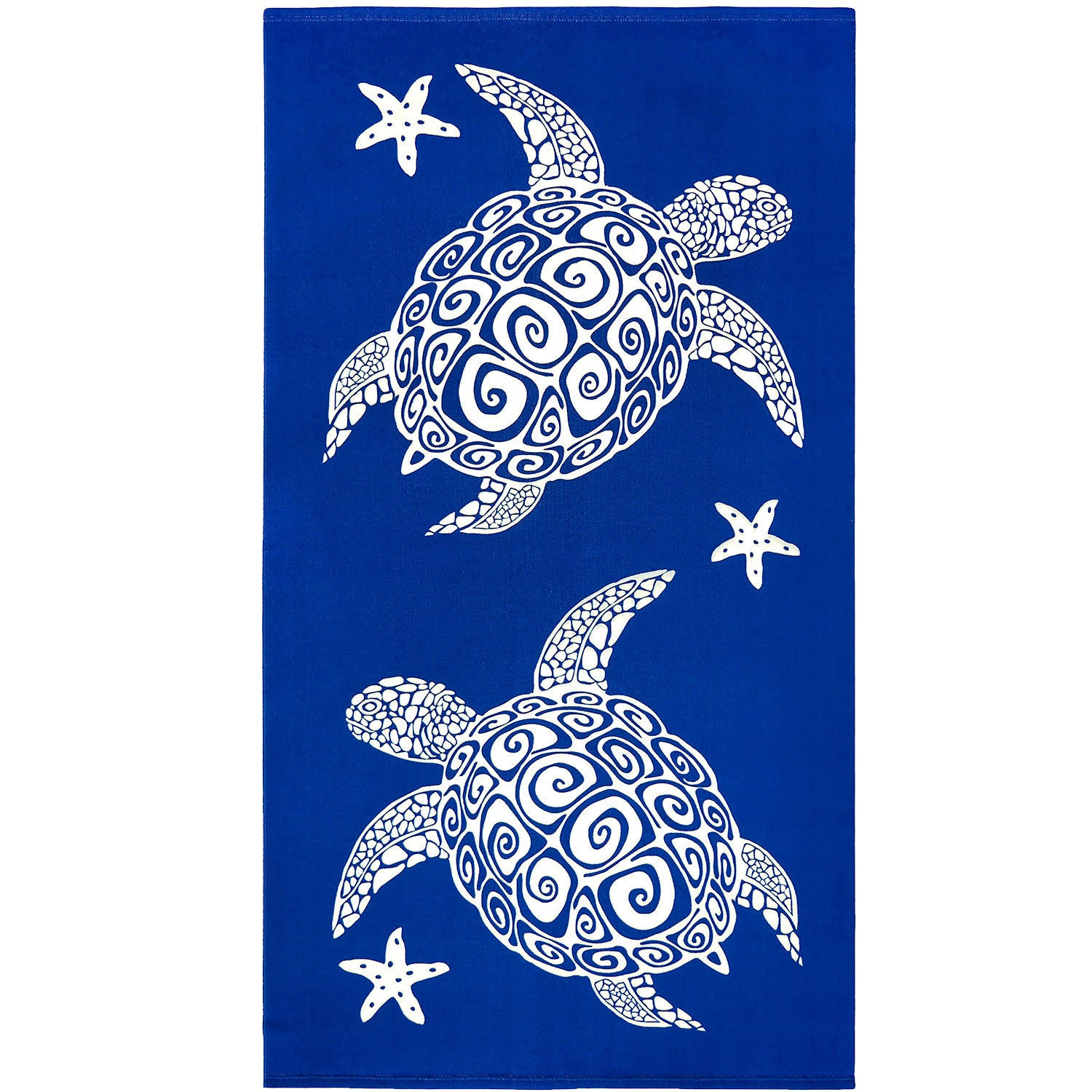 STRANDTUCH Mikrofaser Blau 90x170 220g/m² - Bari - Blau, Textil (90/170cm) - LE COMPTOIR DE LA PLAGE