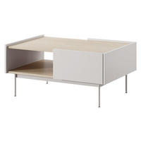 COUCHTISCH Color L97 - Creme, Holzwerkstoff/Metall (65/97/45cm) - MIRJAN24