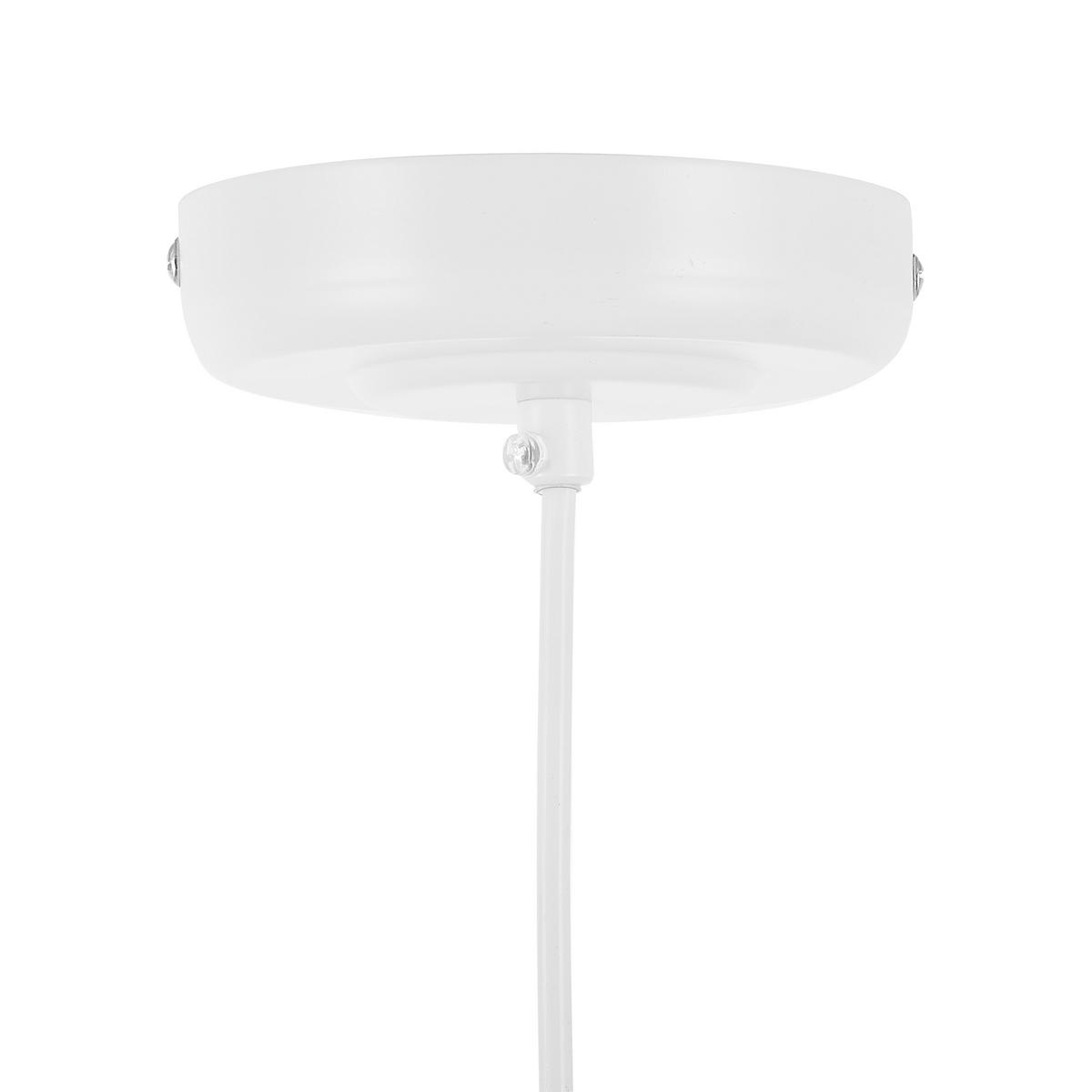 HÄNGELEUCHTE Senia 45/45/120 cm - Weiß, Metall (45/45/120cm) - Beliani