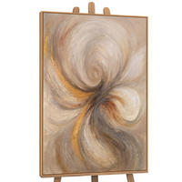 GEMÄLDE Energie des Stroms Schattenfugenrahmen Eichefarben 120x80 cm - Eichefarben, Holz (120/80cm) - YS-art gallery