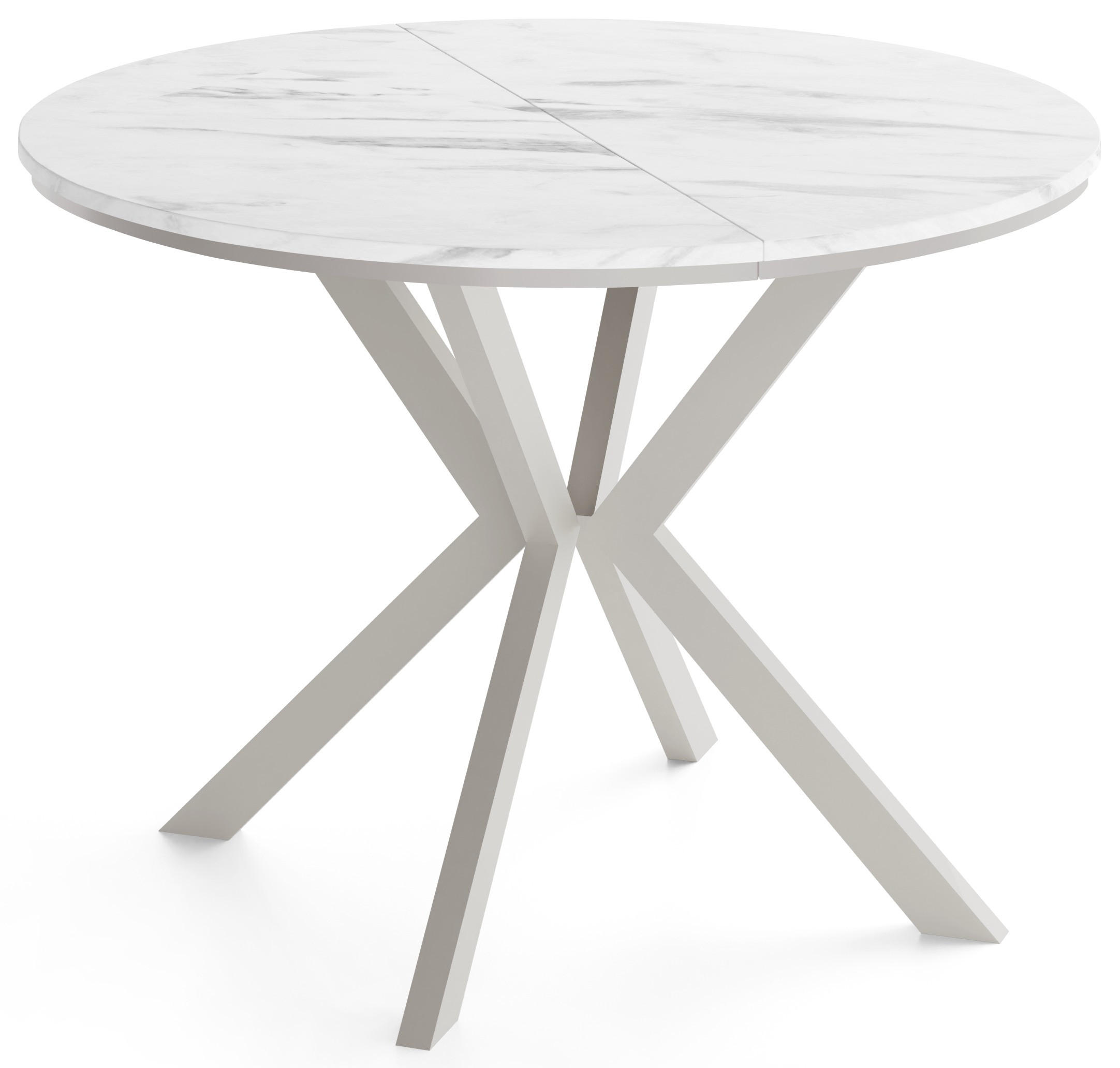 WFL Group Esstisch Ecru 140x76x100 cm