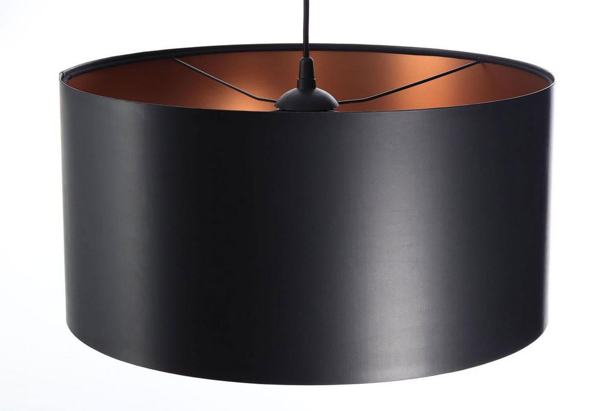 HÄNGELEUCHTE Kupfer 60/30 cm - Schwarz/Kupferfarben, Kunststoff (60/1.1/30cm) - ONZENO