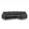 ECKSOFA Blank rechts dunkelgrau - Dunkelgrau, Textil (223/172cm) - SIMKAM Furniture