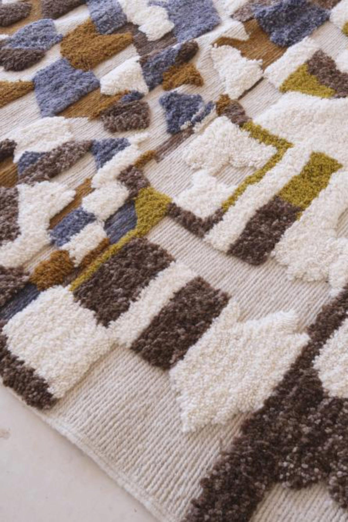 BERBERTEPPICH aus Marokko aus reiner Wolle bruin - Braun, Naturmaterialien (327/455cm) - AFK Living