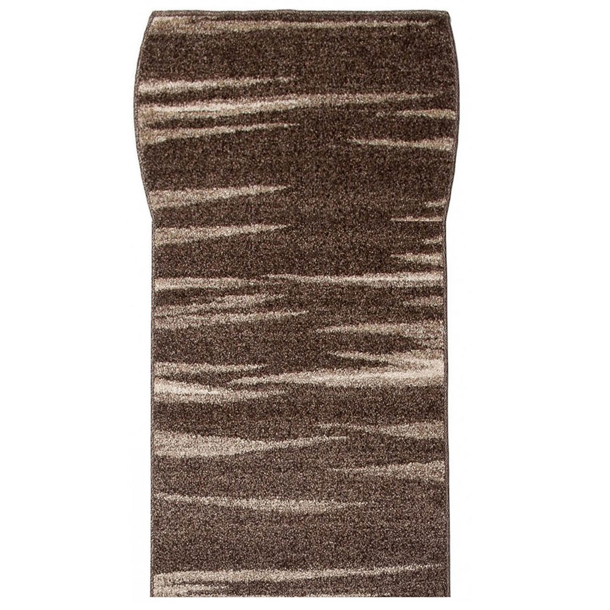LÄUFER SARI Dunkelbraun 90/1100 cm - Dunkelbraun, Textil (90/1100cm) - Tapiso