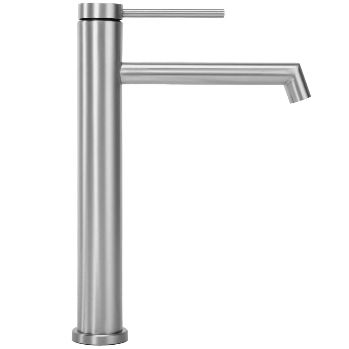 WASCHBECKENARMATUR Rea Foss Nickel Brush High - Nickelfarben, Metall (4/29.5/20cm) - REA