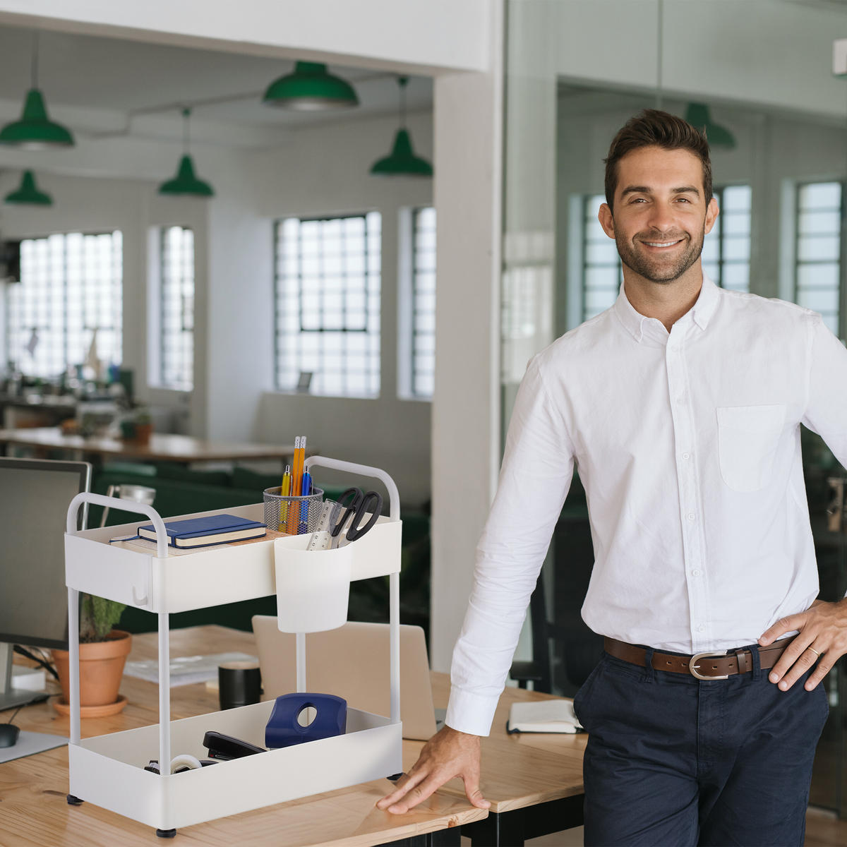 UNTERWASCHBECKENREGAL - Weiß, Kunststoff/Metall (22/42.5/40cm) - Relaxdays