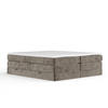 BOXSPRINGBETT Juniper Braun 160/200 cm - Schwarz/Braun, Holz/Holzwerkstoff (160/200cm) - Maison de Reve