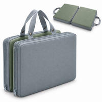 KLEKAČKA Zelená skládací neopren 55x34 cm - zelená barva, textil/plast (55/34cm) - Relaxdays