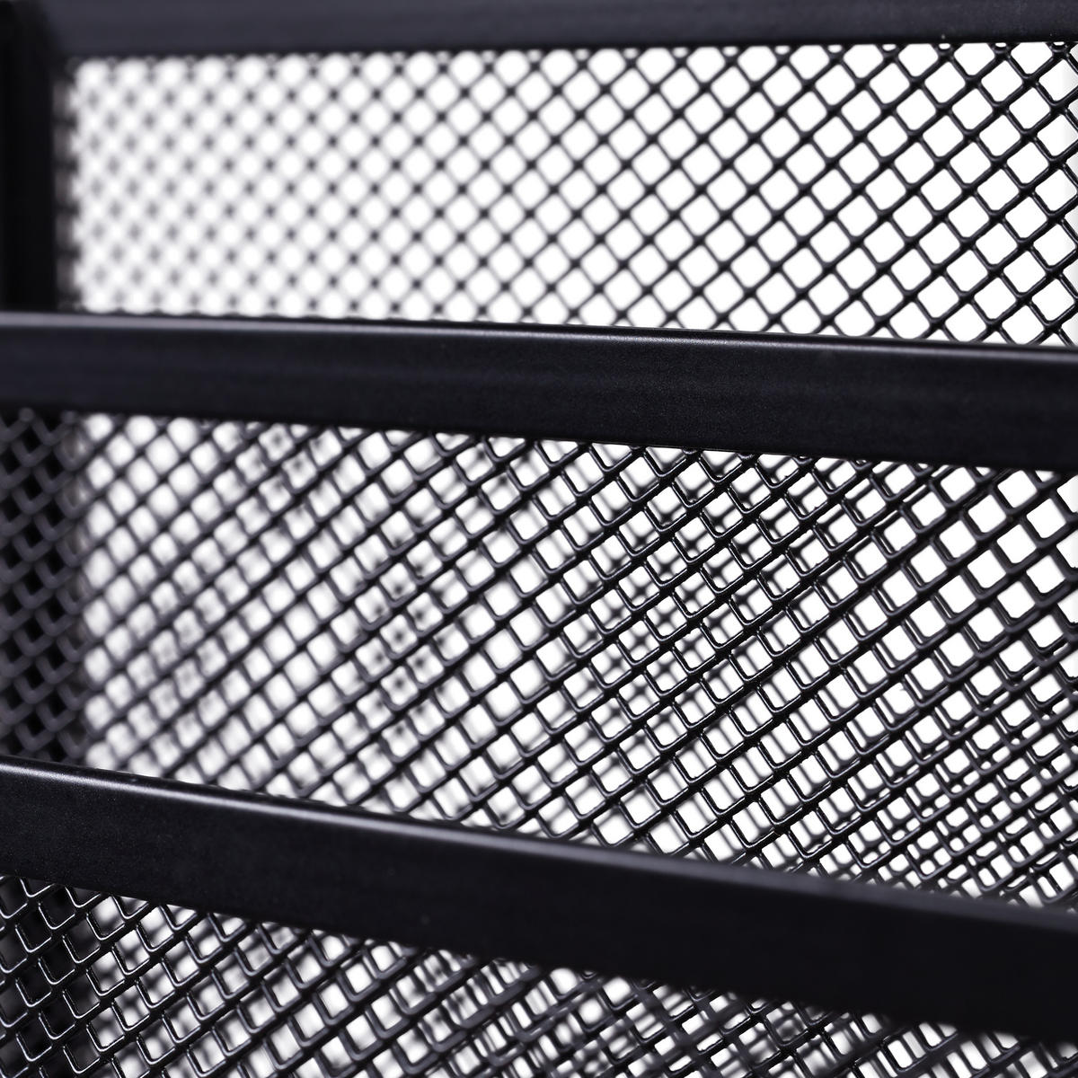 DOKUMENTENHALTER - Schwarz, Metall (32/29.5/9cm) - Relaxdays