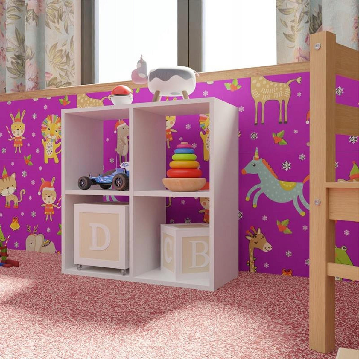 STANDREGAL MALAX EX3 Weiß 74/30/75 cm - Weiß, Holzwerkstoff (74/75/30cm) - Matkam Möbel