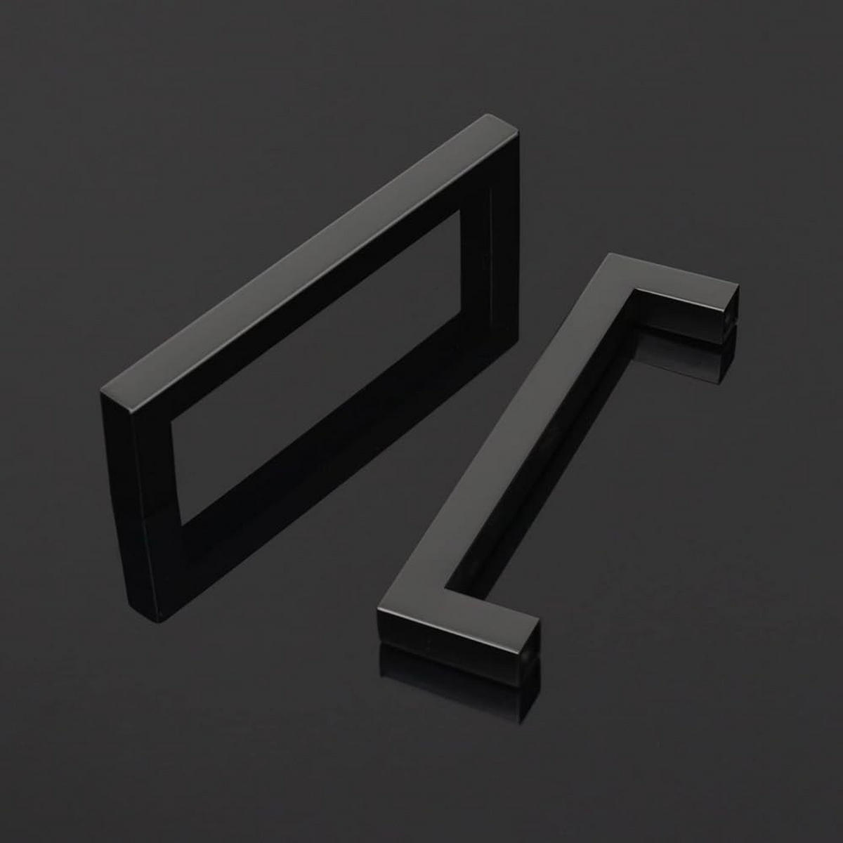 MÖBELGRIFF Schwarz 15er-Set 128 mm Edelstahl - Schwarz, Metall (1.2/1.2/12.8cm)