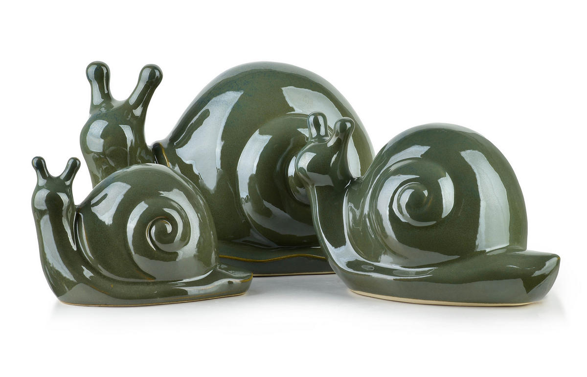 FIGURKA Mave Green, keramika, zelená - zelená barva, keramika (19/20.5/35.5cm) - Mondex