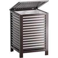 WÄSCHEKORB Bambus Braun 47 x 47 x 65 cm - Braun, Naturmaterialien (65/65/47cm)