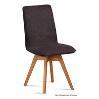 ESSZIMMERSTUHL drehbar (6er-Set) Donni 47x92x60 Eiche geölt/Espresso - Eichefarben/Dunkelbraun, Kunststoff (60/92/47cm) - 58aufmkessel