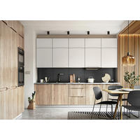 KÜCHENZEILE KS13-G300 - Zivora - Zeitloses Design für jede Kücheneinrichtung - Eichefarben/Weiß, Holz/Metall (300/249.3/180cm) - ROYAL24_MARKT