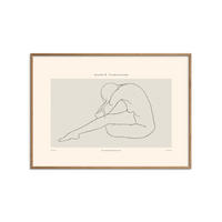 POSTER mit Rahmen Arch Atelier - Ananda 01 - Eichefarben/Naturfarben, Holz/Papier (70/100cm) - Poster&Frame