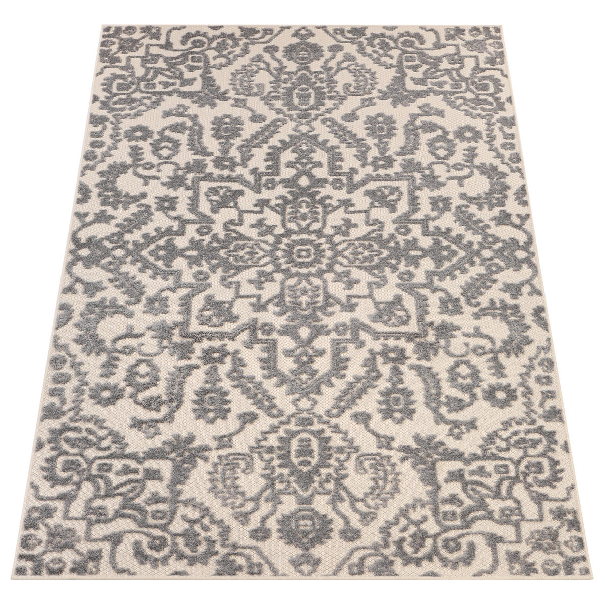 TEPPICH PATIO CREME 90/150 cm - Creme, Textil (90/150cm) - Tapiso