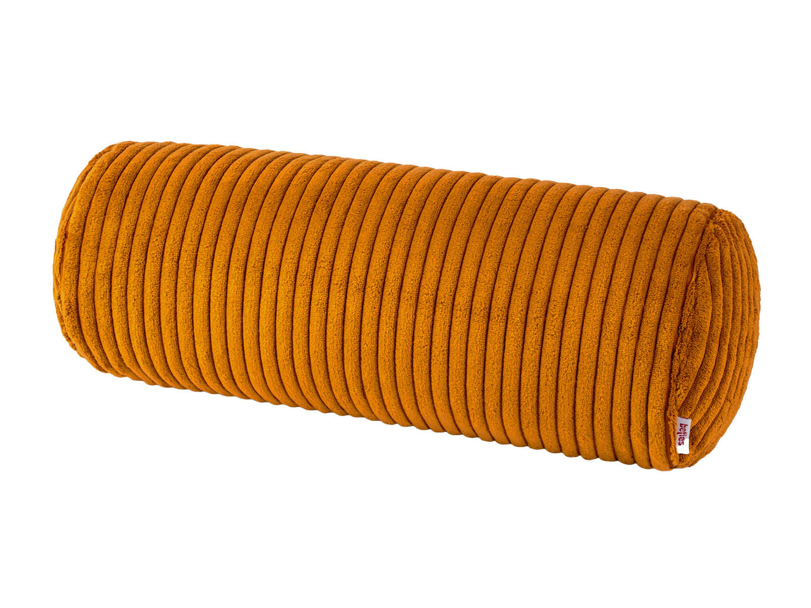 NACKENROLLENHÜLLE HYggelig No.2 Block Cord-Samt kurkuma-gelb 40/15 cm - Currygelb, Textil (15/40cm) - beties Heimtextil