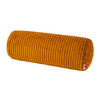 NACKENROLLENHÜLLE HYggelig No.2 Block Cord-Samt kurkuma-gelb 40/15 cm - Currygelb, Textil (15/40cm) - beties Heimtextil