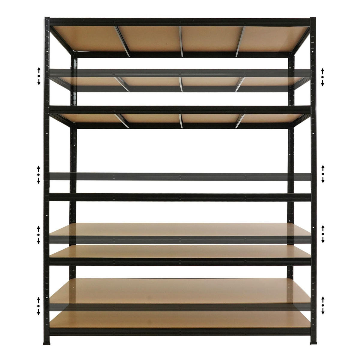 SCHWERLASTREGAL Ragnar ür Gesamtlast 875 kg 180x150x60cm Schwarz - Schwarz, Metall (150/180/60cm) - PROREGAL