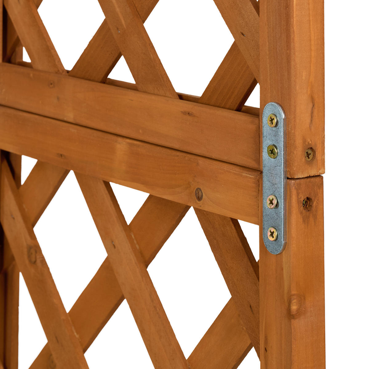 PFLANZKASTEN - Orange, Holz/Textil (110/183/44cm) - Relaxdays