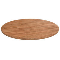 TISCHPLATTE Runde Hellbraun Ø60/1,5 Cm Behandeltes Eichenholz - Hellbraun, Holz (60/60/1.5cm) - vidaXL