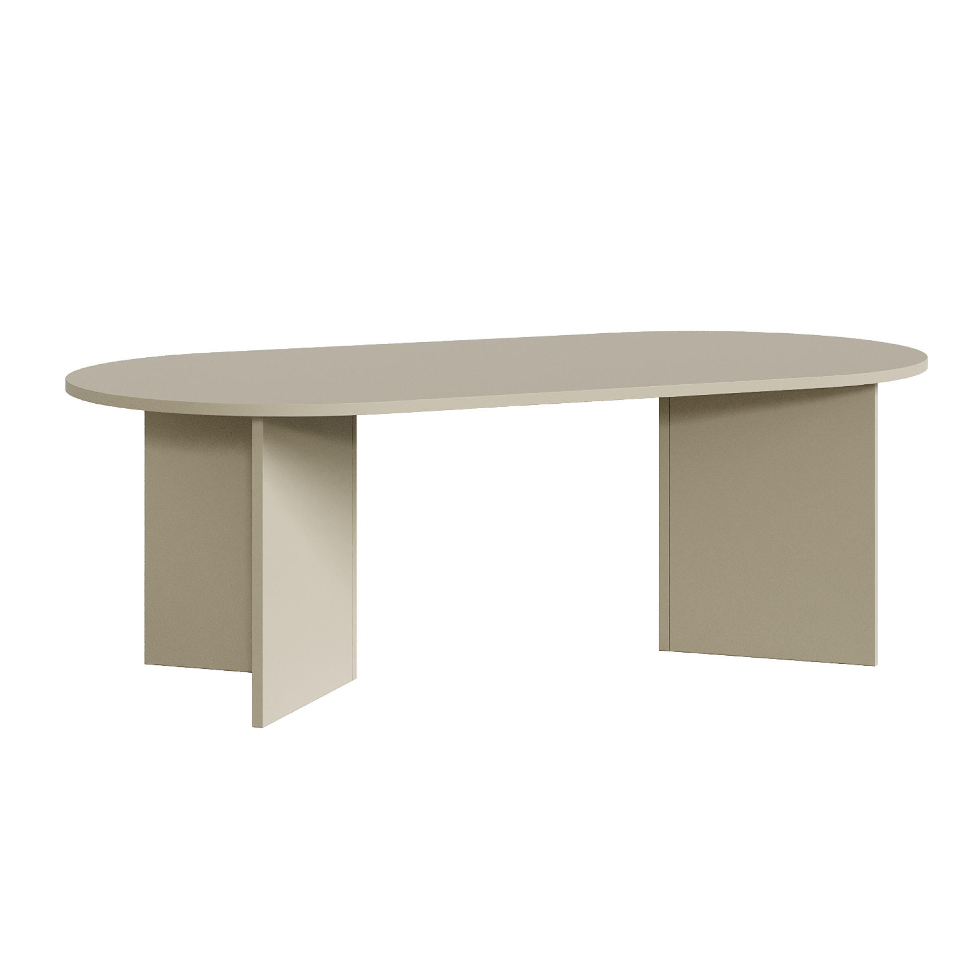 KONZOLOVÝ STOLIK Kynd 119/60/40 cm - piesková, kompozitné drevo (119/60/40cm) - [en.casa]