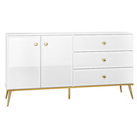 SIDEBOARD Gubin-131 - Weiß, Holzwerkstoff (160/85/40cm) - Lomado
