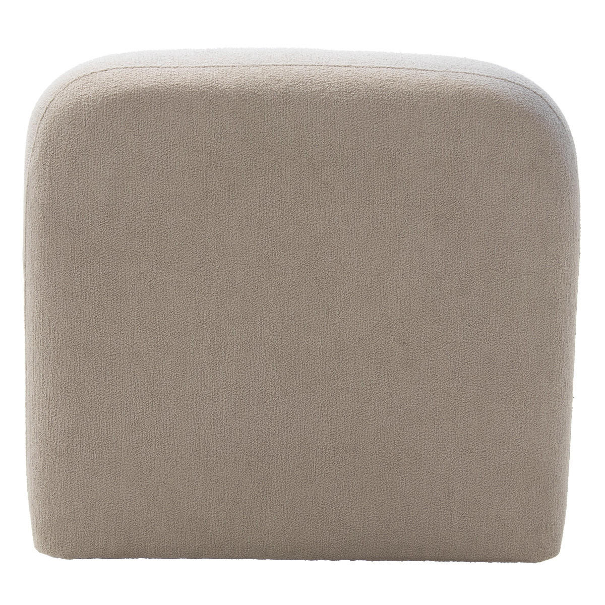LOVESEAT aus Stoff, Taupe - Taupe, Textil (76/75/106cm) - Giga Meubel