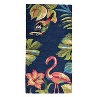 OUTDOORTEPPICH Rosetta 100x200 cm - Anthrazit, Textil (100/200cm) - Gino Falcone