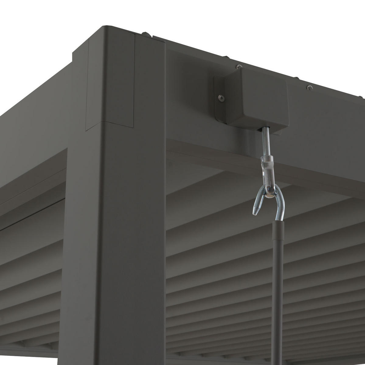 PERGOLA Anthrazit - Anthrazit, Metall (308/230/308cm) - MCW