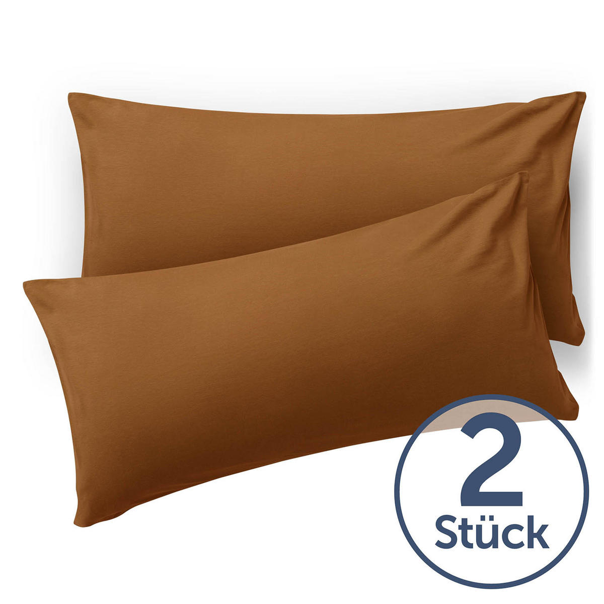 KISSENBEZUG Ellen 40/70 cm, 2er-Set, Braun - Braun, Textil (70/40cm) - Blumtal