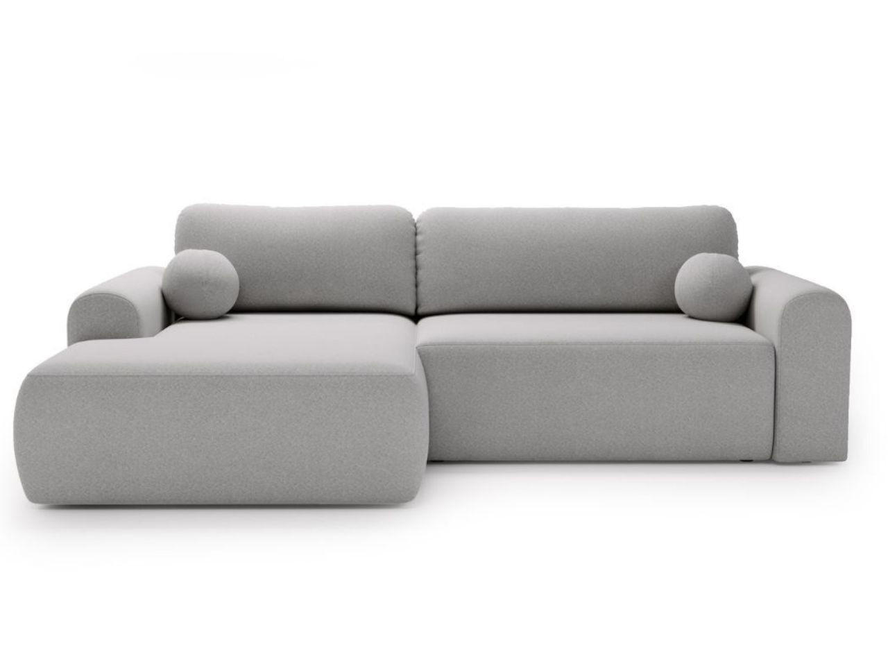 Graingold Ecksofa Grau 257x177 cm