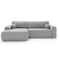 ECKSOFA Savana Grau Links - Grau, Holz/Textil (257/177cm) - Graingold