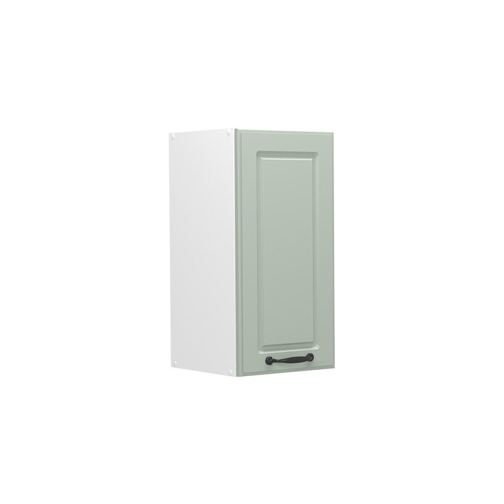 HÄNGESCHRANK R-Line, Mint Landhaus/Weiß, 30 cm - Weiß/Mintgrün, Holzwerkstoff (30/60/31cm) - Vicco